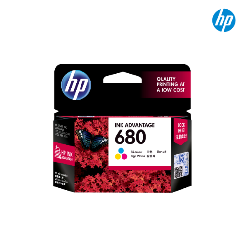 ตลับหมึกอิงค์เจ็ท HP Original Ink Cartridge HP680 Color, 680Ink